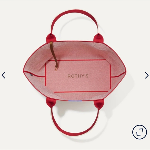 NWT Rothy's The Lightweight Tote in Poppy - Picture 4 of 14